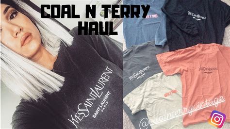 coal n terry ysl|COAL N TERRY HAUL + FIRST IMPRESSIONS + YSL TEE.